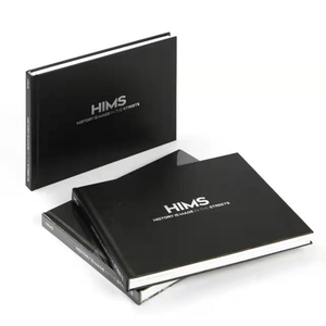 Kundenspezifische, günstige Druckdienste für Skizzenbücher mit dickem Hardcover in Schwarz